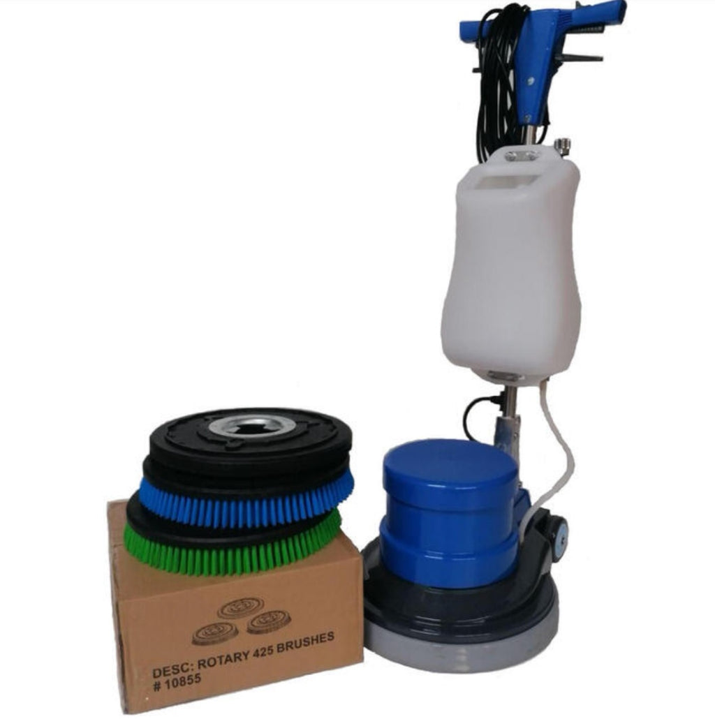 Floor Polisher with Paddrive, 2 brushes & Tank