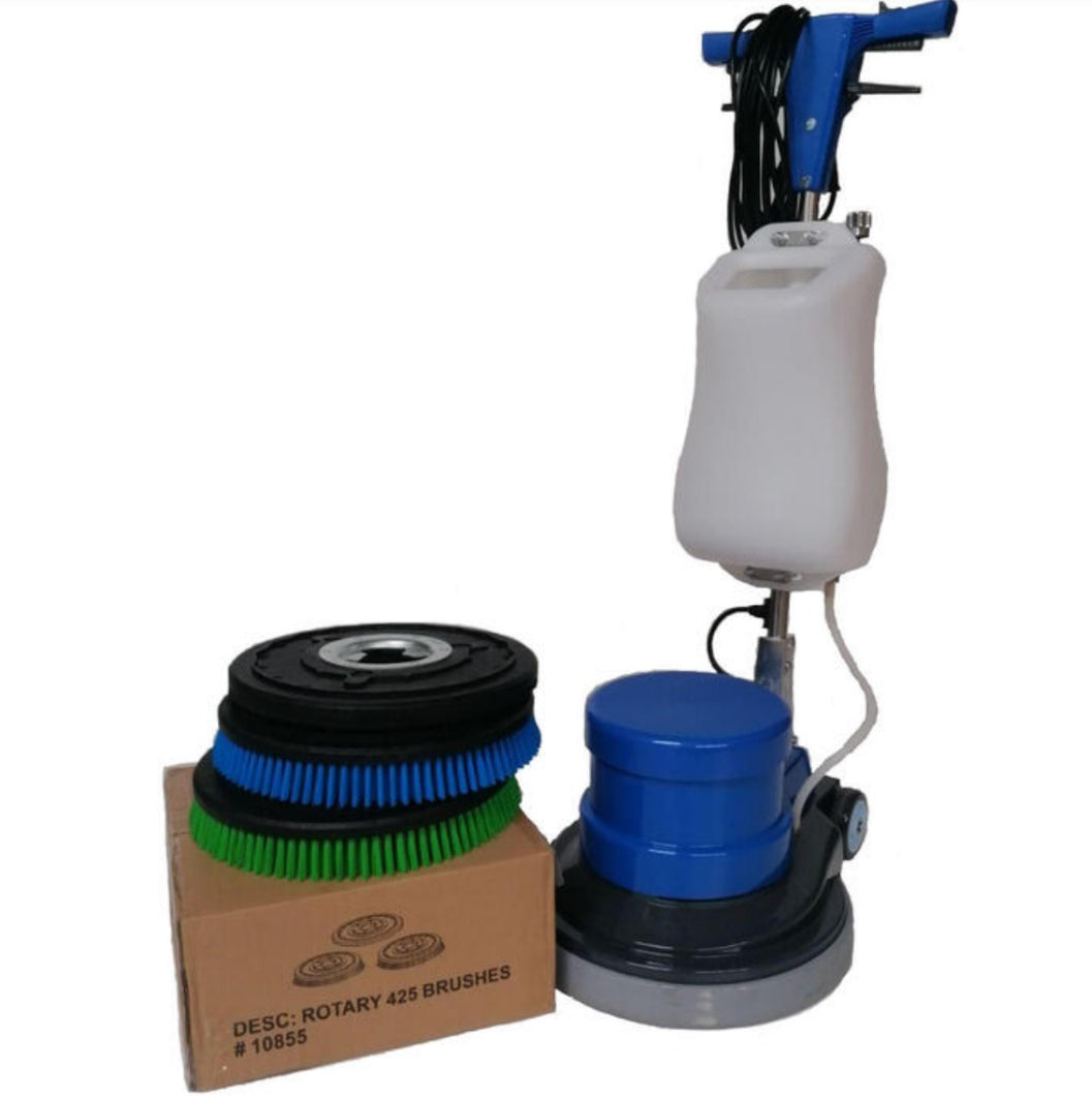 Floor Polisher with Paddrive, 2 brushes & Tank